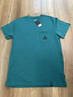 HUF ターコイズ 三角形刺繍 Tシャツ　ハフ
