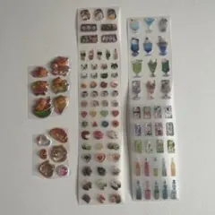 (79)おすそ分け シール 食べ物 飲み物 スイーツ