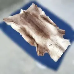 トナカイ革 ラグ 天然毛皮 リアルファー - メルカリ