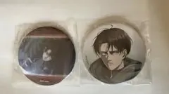進撃の巨人 リヴァイ 缶バッジ ジョイポリス 2個セット