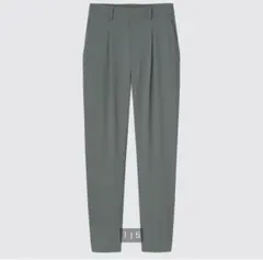 【新品未使用】【タグ付き】UNIQLO ドレープジョガーパンツ グリーンS