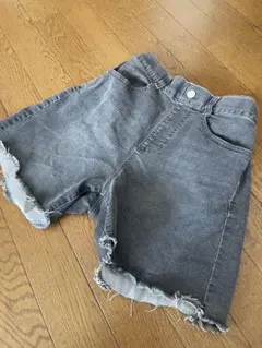 GLOBAL WORK ブラックハーフパンツ 160