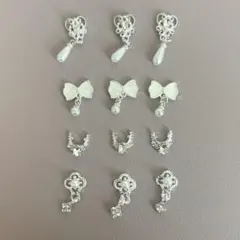 【4個入】ネイルチャーム ネイルパーツ セット