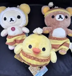 리락쿠마 꿀 & 스마일 봉제 인형