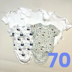 ユニクロ ボディスーツ ベビー肌着