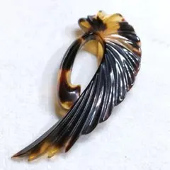 鼈甲 ブローチ