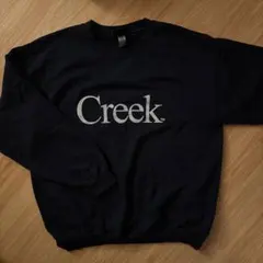 Creek ロゴスウェット Lサイズ ネイビー