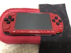 レッドブラック PSP 3000 本体　SONY