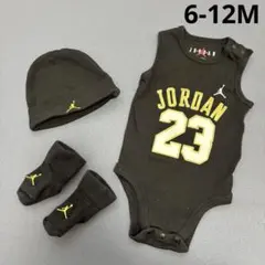 NIKE ナイキ JORDAN ジョーダン ロンパース　帽子　靴下　3点セット