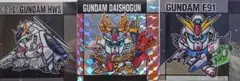 元祖SDガンダムスナックIIシール 3枚セット