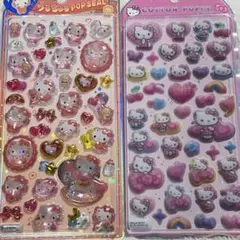 うるちゅるポップシール　キティ サンリオベビー　コットンパフィ