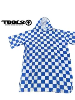 ★TOOLS★タオル ポンチョ★サーフ★サーフィン★チェック★着替え用★