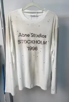 Acne Studios 1996 ロゴ スタッズ 長袖Tシャツ