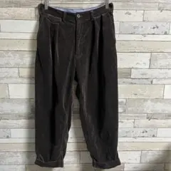 BEAMS+ 2プリーツコーデュロイパンツ sizeS 日本製のサムネイル