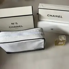 CHANEL ポーチ　サボン　オードトワレ　コットン　香水