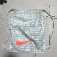 Nike ドローストリングバッグ ホワイト/オレンジ