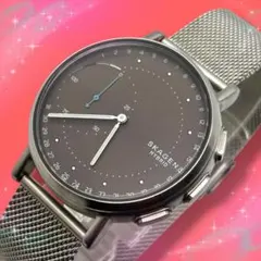 美品 稼働品 スカーゲン ハイブリッドスマートウォッチ メンズ腕時計 クオーツ