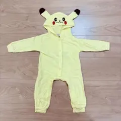 ピカチュウ風 ベビー ロンパース 70cm コスプレ ハロウィン