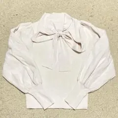 GRL ボウタイ付き ニットトップス rut588 ホワイト