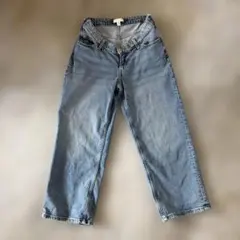 H&M MAMAストレートローアンクルデニム Sサイズのサムネイル