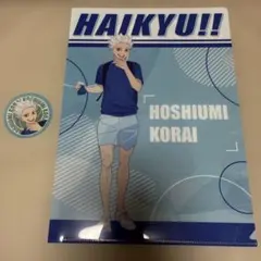 【星海 光来】ハイキュー!!×マツキヨ　クリアファイル　ステッカー