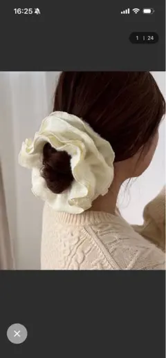 LOWRYSFARM ニットシャギーシュシュ