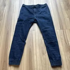 monkey time　デニムジョガーパンツ ウエストゴム