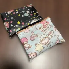 リトルツインスターズ エコバッグ 折りたたみ 2個セット