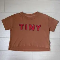 tinycottons ロゴプリント Tシャツ ブラウン 4Yのサムネイル