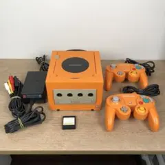 ゲームキューブ 本体 コントローラー メモリーカード オレンジ GAMECUBE