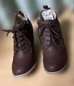 カーニバルジョイ⭐︎ブラウン レースアップブーツ⭐︎Lサイズ⭐︎新品