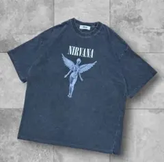 【PUBLUX】NIRVANA IN UTERO ピグメント バンドTシャツ M