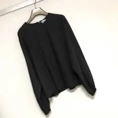 【美品】アーバンリサーチ Mサイズ ブラウス カットソー 長袖 黒色