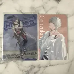 にじさんじ 小柳ロウ 1周年 特典 クリアカード クリカ 弦月藤士郎 チェキ N
