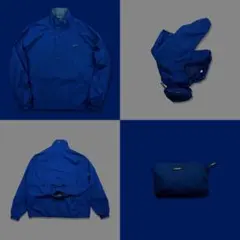 00s Y2K NIKE ナイキ パッカブルプルオーバージャケット ネイビー