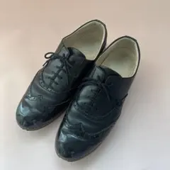 asics pedala ローファー　ブラック
