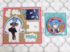 プロセカ 初音ミク はぴこれ アクスタ B 缶バッジ F 4点セット
