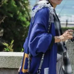 【be with M】misayoミリリメイクジャケット　インディゴ ニコアンド［be with M］ Misayo ミリリメイクジャケットインディゴ