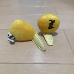 プーさん パッチン ヘアピン ヘアクリップ ピン留め ファンキャップ