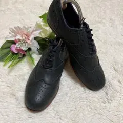 ✨CAMINANDO カミナンド ウイングチップ ローファー ネイビー 22cmのサムネイル