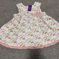 センスオブワンダー　アニマル柄　リバティ　プリントチュニック　130