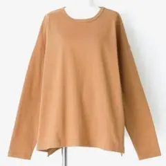 n’OrLABEL バスクコットンロンＴ キャメル size1