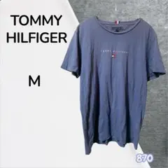 TOMMY HILFIGER Tシャツ M ネイビー ロゴ 半袖