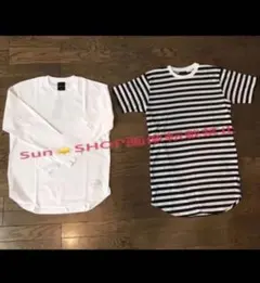 ホワイト☆ロンT☆レイヤードTシャツ☆2点セット