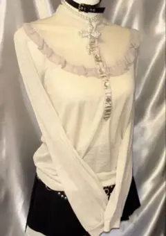 森ーガル y2k フェアリーゴシック フリルブラウス axes femme