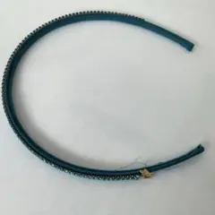 【complex BIZ】難あり　ラインストーン　青緑 カチューシャ ブルー系のサムネイル