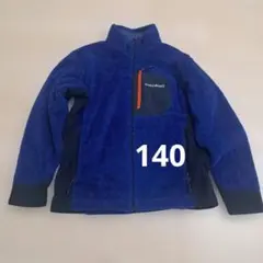 mont-bell フリースジャケット 140サイズ 青