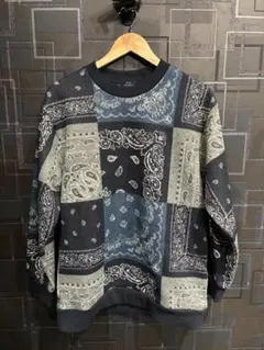 【新品未使用】 URBAN RESEARCH ITEMS　ニット 総柄　L