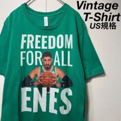 【US規格】希少 FREEDOM FOR ALL ENES Tシャツ 緑 L