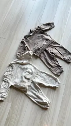 H&M ベージュ トレーナーセット